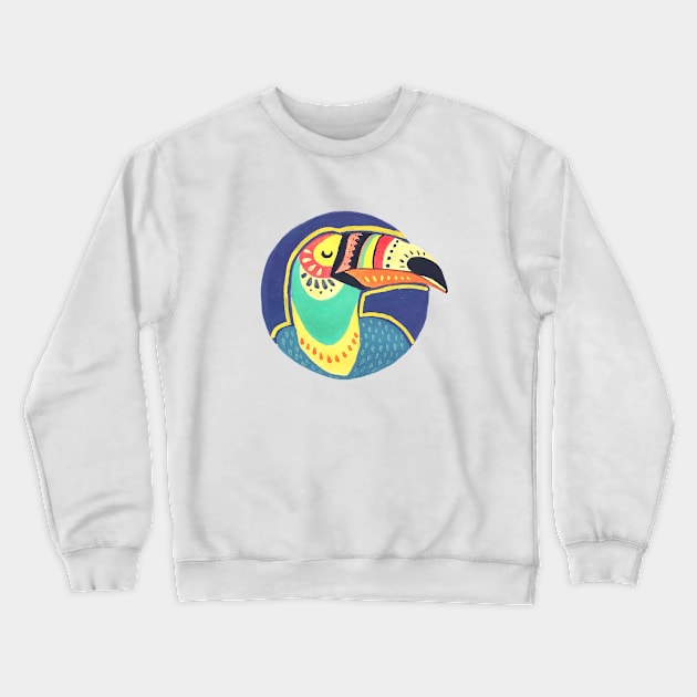 Tucan Crewneck Sweatshirt by alinailustra